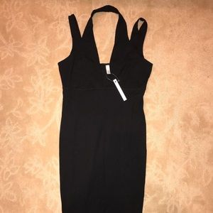 ASOS Black Halter and Strapped Midi ☺️